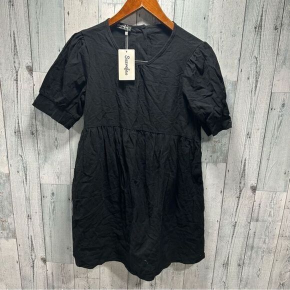 Sucrefas Women’s Black Dress sz M Mod NEW # A416 - Picture 1 of 6